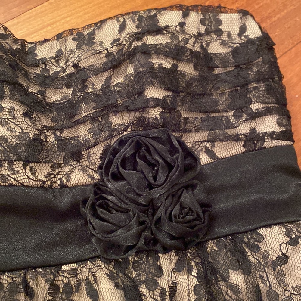 Appropriate Behavior Gorgeous Strapless Black & C… - image 2